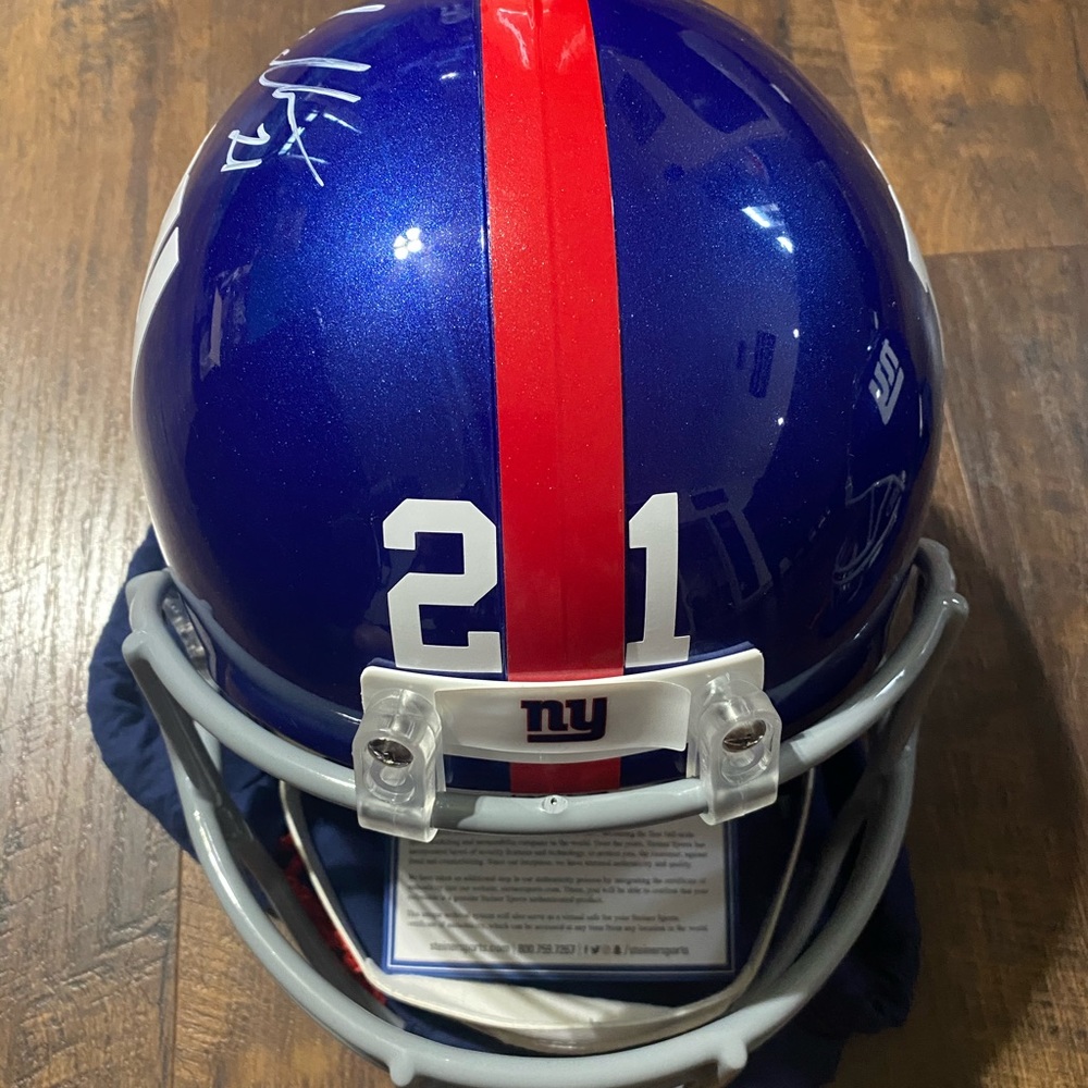 Landon Collins signed Full New York Giants Helmet